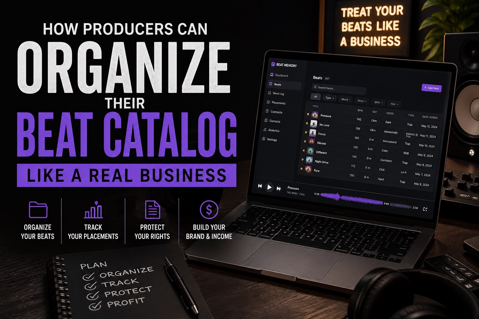 Article image for organizing a beat catalog
